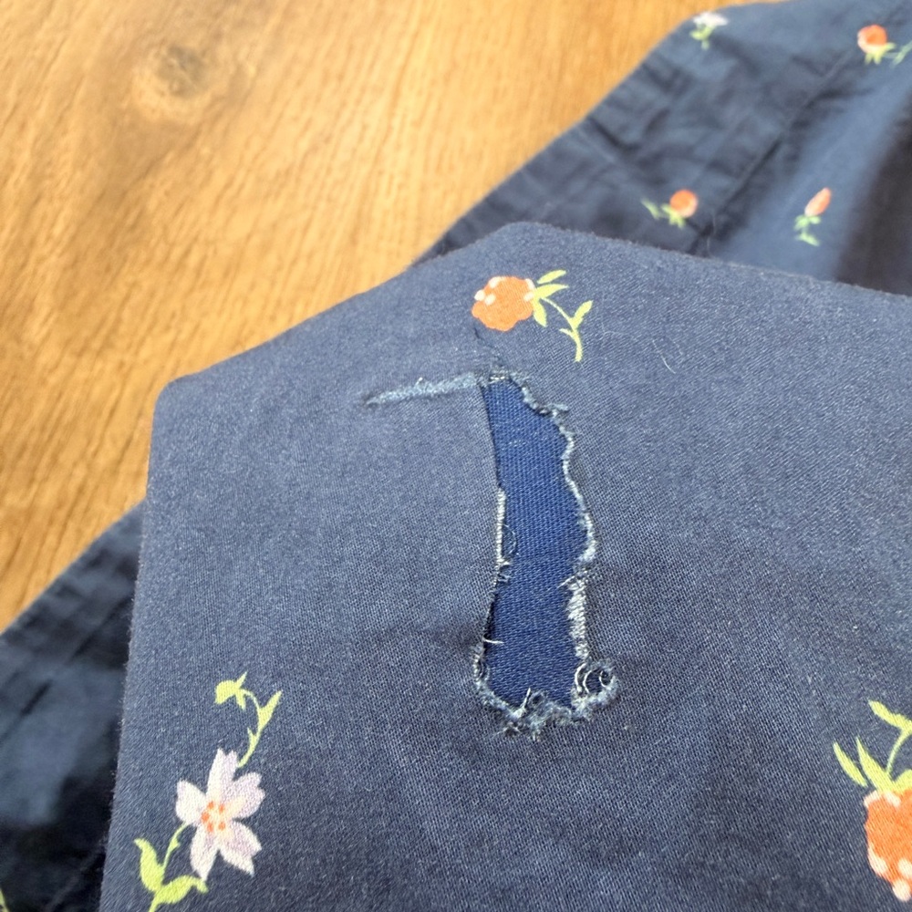 Hill House Navy Blue Floral Midi Matilda Dress - Picture 12 of 15